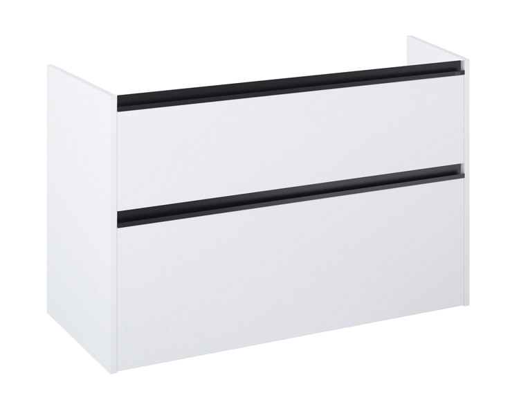 Roca Gap Pro Szafka łazienkowa 100 cm z 2 szufladami biały połysk (A857901806)